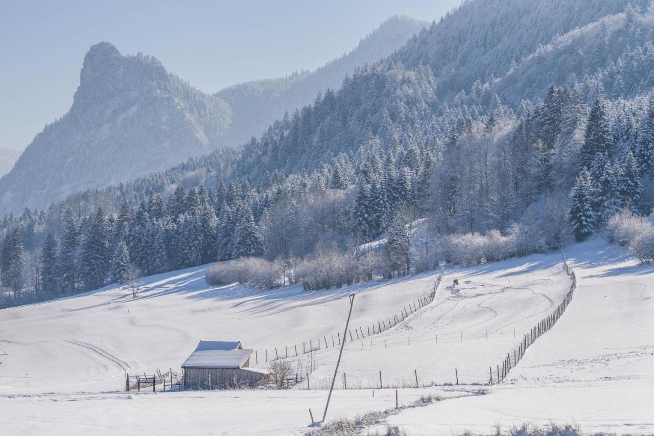 Ferienwohnung Wachsbichl Unterammergau Esterno foto